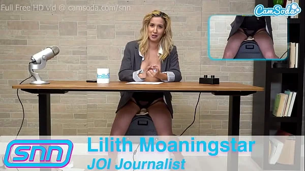 TV Anchor Rides Sybian and Has Huge Orgasm LIVE