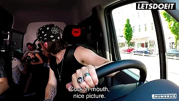 LETSDOEIT - Czech Phat Ass Blondie Karol Lilien Loves Hardcore Pounding In The Backseat: Porn