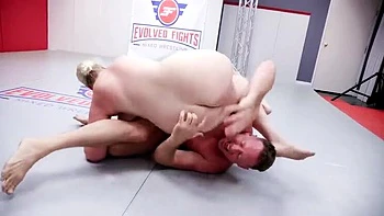 Lila Lovely Pegs Pierce Paris in Hot Wrestling Sex Fight with Big Natural Tits