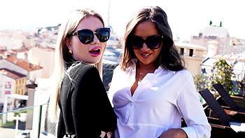 Lara delights in a threesome bursting with lust! - Jacquie et Michel TV