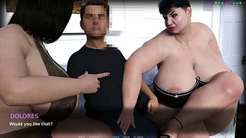 Plus Size BBW Granny Gets Anal Banged By Regular Guy - Taboo 3D Sex Game