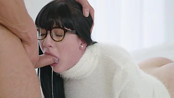 Hot anal sex on the bed with moaning charlotte