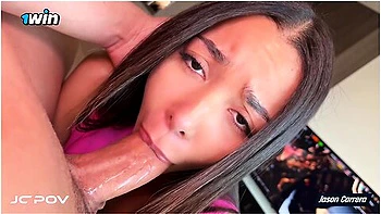 Lia Lin - My Little Step Sister Just Wanted To Play Call Of Duty Until She Saw My Big Hard Cock