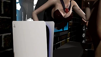 Reverse Isekai Sex with the Elf From the Videogame