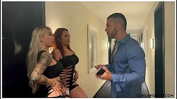 Two Babes Welcome Me To My Hotel Room