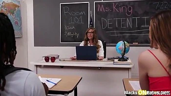 Big Tits Teacher And Student 18+ Sharing Bbc With Annie King And Julia James