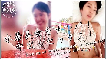 [swimsuit Beauty Pick-up Sex] Im Separated From My Friends ... Call Out At The Pool And Go To The Hotel She Kept Complimenting Me On How Cute She Was, And She Let Me Inside!