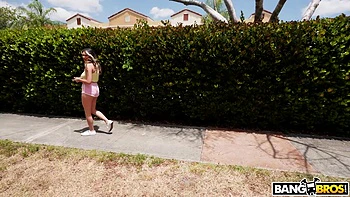 Kaia Is All Smiles All Tits