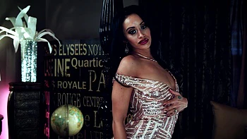 Gia Vendetti, the sexy milf with tattoos all over her back.