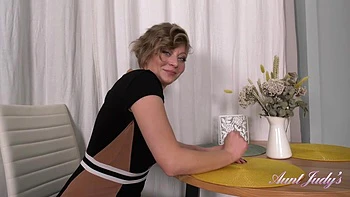 Yana Table Side Upskirt & Panty Play