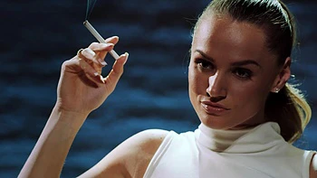 Skinny brunette Tori Black rides a big cock in the bedroom with passion.