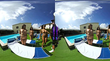 3 lesbian goddesses with Guilia, Benny, & Ale