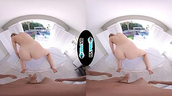 CS Blonde Pool Creampie VR: Blowjob, Doggy  Cowgirl Porn