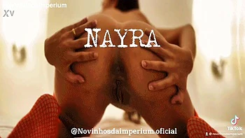 The Blonde And The Young Brunette In A Swing House