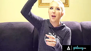 Busty Blonde Slut Fucks Her Friend Comp