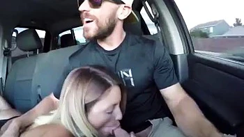 Sex in Car ft. Kissa Sins: Blowjob, Amateur  Bongacams Porn