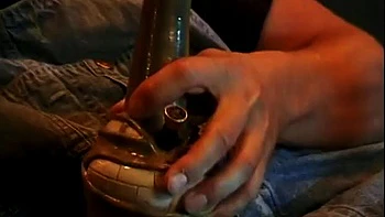 Pot heads watch 2 hot chicks fuck each other