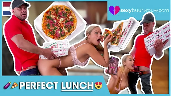 I fuck a delivery guy while eating my pizza: SASHA (Holland Porn) - SEXYBUURVROUW.com