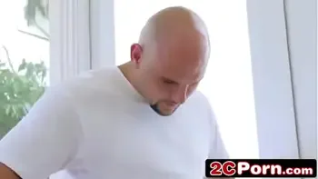 hot brunette teen giving blowjob