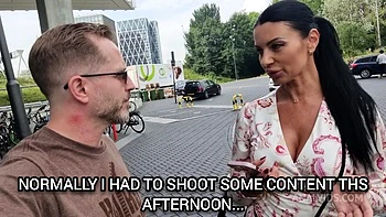 Pornstar Ania Kinski Gets Fucked In The Ass By A Fan Who Wants