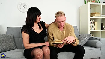 Naughty Well Hung Young Guy Loves Fucking His Hot Stepmilf Lola S. From Behind