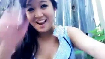 Asian Babe plays with toy: Masturbation, Solo  Homemade Porn