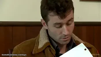 Busty Asian prisoner bound and fucked