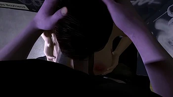 3D Horny Slut Asian Whore Cheating with Big Dick Stranger in the Elevator