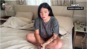 Cheating On My Girlfriend With My Hot Goth Big Titty Stepsis-rosie Rider