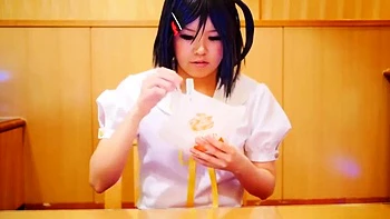 Japanese Cosplay 22: Blowjob, Missonary  Amateur Porn