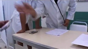 Cum Shot On Face For The Horny Nurse With Lana S And Nando Colelli