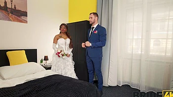 Vicky Menage, with big natural tits, enjoys riding cock while her husband watches