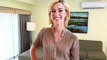 Haley Reed shakes big tits while riding cock in cowgirl