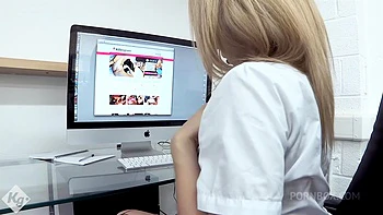 Hung Cock For The Busty Office Slut