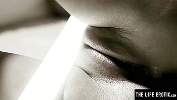 Hot Naked Brunette Fingerbangs Herself To An Intense Orgasm