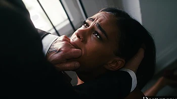 Small Hands fucked Scarlit Scandal hard in rough action