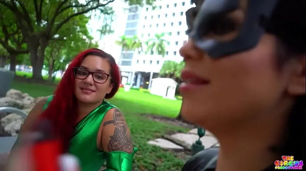 Best friends have a threesome after Halloween Party