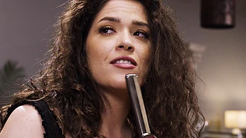 Donny Sins and Victoria Voxxx in a hard kitchen fuck session