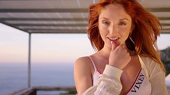 Redhead beauty Red Fox enjoys sensual sex with boyfriend