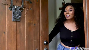 MILFTrip Thick Ebony MILF Needed White Cock