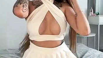 Adrianna Savu disrobes down naked, giving the hottest XXX performance!