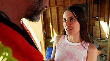 Skinny teen Sia Wood gets fucked by her boyfriend in vegas