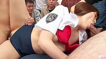 Akane Satozaki In Japanese Beauty Akane Gets Banged By A Group Of