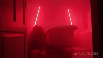 Anally Vampire Halloween party ! DAP (double anal) and DP with three vampires - Loren Strawberry, WhiteNeko, Lara Frost NRX038