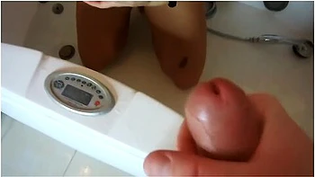 Peeping On A Friends Wife In The Bathroom And Then Fucking Her There! - Tumanova Alina