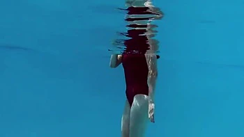 Hot Mixed Race Teen 18+ Fernanda Releve Swimming