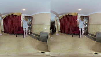 Viktoria In White Lingerie