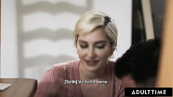 ADULT TIME - Skye Blue Fucks Her Bestie s Cheating Fiancee To Cure His Cold Feet ITALIAN SUBTITLES