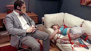 Ass Eating Bdsm Slave Is Bound And Fucked