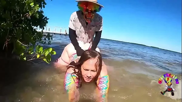 She got baptized by dick